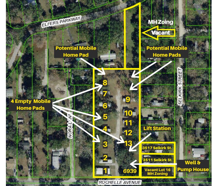 River Highlands Mobile Home Park: 6811 Rochelle Ave, New Port Richey, FL 34655